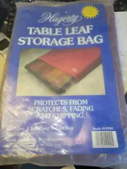 VTG HAGERTY (1) TABLE LEAF PROTECTION STORAGE BAG Burgundy 35” x 59” NOS