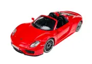 BBURAGO PORSCHE 918 SPYDER RED 1:24 DIE CAST METAL MODEL NEW IN BOX