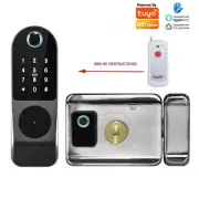 Digital Door Lock Wifi Remote Control APP Fingerprint Passcode Electronic Gate