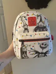 Loungefly Disney The Nightmare Before Christmas Holiday Lights Mini Backpack