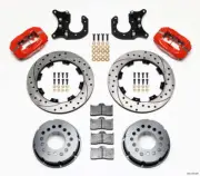 Wilwood Forged Dynalite P/S Rear Kit Drilled Red New Fits Big Ford 2.50in Offset