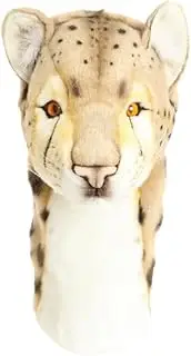 Hansa BH8189 Head Cover, Brown, for Hansa Drivers, 16.2 fl oz (460 cc) Compatible, Plush Cheetah
