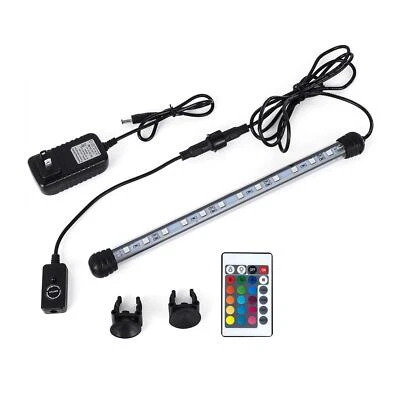 8 in Submersible LED Aquarium Light 1.2W Color Changing Fish Tank Light with ...