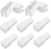 10pcs Fuse Puller Extraction Tools Car Tool Fuse Puller Replacement Automotive Replacement Car Electrical Pliers Automotive Removal Auto Accessory Auto Supply White Plastic