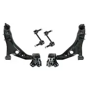 New 4 Pc Front Lower Control Arms + Sway Bar Links Kit for Lincoln MKX Ford Edge (for: Lincoln)