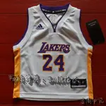 NBA官網湖人隊 科比KOBE 黄色 BK青年版YOUTH燙印球衣