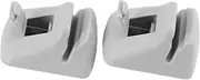KPSTED 2pcs Gray Sun Visor Retainer Clip,Fit For Ford, Focus 2000-2004 YS4Z-5404132-AAA Auto Fastener Clip Car Accessories Car Sun Visor Fastener