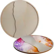 Urban Crafter Round Plywood Panel for Resin Art 25 x 25x 0.6cm