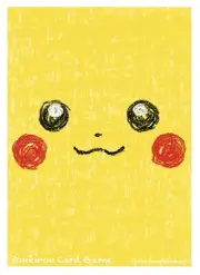 “Pikachu Face” Japanese Pokémon TCG Sleeves Deck Sealed X1