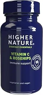 Higher Nature Rosehips C with Vitamin C - 180 Tablets