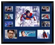 SUPERMAN 1978 CAST CHRISTOPHER REEVE SIGNED LIMITED EDITION FRAMED MEMORABILIA