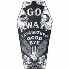 Kreepsville 666 Go Away Ouija Coffin Spirit Board Spooky Beach Towel HWCBTGAO