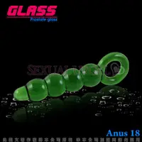 在飛比找樂天市場購物網優惠-GLASS-綠光森林-玻璃水晶後庭冰火棒(Anus 18)