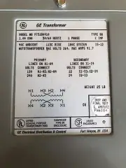 General Electric 9T51B0410 Transformer 1.0 KVA