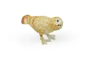 Barn Owl, Very Nice Plastic Reproduction Hand Painted Toy 2" F1354 B9