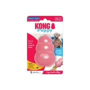 Kong Puppy classic Dog chew Pet treat toy Natural rubber USA made Medium Pink