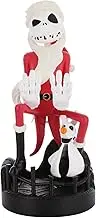 Cable Guys - Disney The Nightmare Before Christmas Jack Skellington in Santa Suit Gaming Accessories Holder & Phone Holder for Most Controller (Xbox, Play Station, Nintendo Switch) & Phone