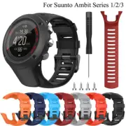 24mm Sports Silicone Smart Watch Rubber Strap For Suunto Ambit 3 2 1 2S 3P 3R H