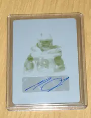 2018 Panini National Treasures autograph print printing plate Melvin Gordon 1/1