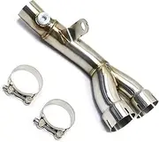 exhaust tip Fit For Yamaha R6 YZF R6 2006-2019 Motorcycle Link Original Exhaust Muffler Pipe Silencer System Y Mid Pipe Link Link Muffler Pipe Tailpipe Muffler