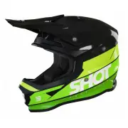 Furious Story Green Glossy Offroad Helmet