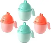 4pcs Bath Rinser Cups Cartoon Shampoo Rinse Cups for Easy Rinsing Gentle Hair Washing for Newborns Space Saving Design
