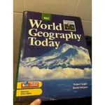 出清🔥 美國高中🇺🇸原文書 📚📕WORLD GEOGRAPHY TODAY (英文/硬殼/精裝）青少年讀物 少年讀物