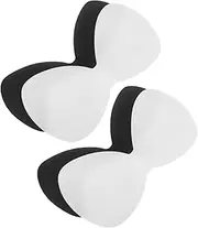 [NIYANGLE] 4pcs Breathable Inserts Removable Sponge Pads for Sports Bras Lightweight Non for Yoga Everyday Wear and Bikini Tops for Natural Shape and Comfort