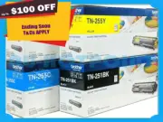 Brother TN251BK+TN255 C/M/Y 4x Toner->HL-3150CDN/3170CDW/9140CDN/9330CDW/9340CDW