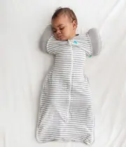 [Swaddle Up™ Transition Bag] Grey •Original Cotton