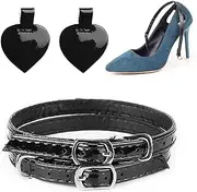 [Heeke] Womens Elastic Detachable Buckle Upgraded - Shoe Ankle Straps Belt Band for High-heeled Shoes