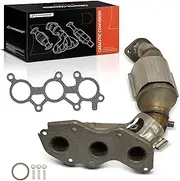 A-Premium Catalytic Converter Replacement for Toyota Sienna 2011-2016, V6 3.5L, with Exhaust Manifold, AWD, From 09/2011, Firewall Side Front Right
