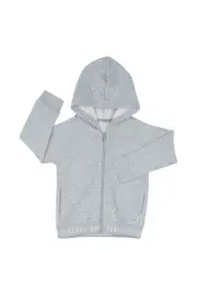[Bonds] Bonds Kids Logo Fleece Hoodie in New Grey Marle Size: 3 3 New Grey Marle