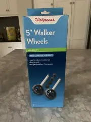 5" Walker Wheels Adjustable Height Mobility Walgreens