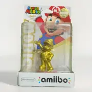 NEW Gold Mario Amiibo Walmart Exclusive Figure Nintendo USA Super Party Version