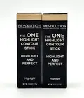 2 Pack - Revolution The One Highlight Contour Sticks HIGHLIGHT Stick Illuminator