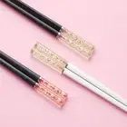 Home Food Sushi for Dinning Tableware Kitchen Tool Chopsticks Alloy Chopsticks