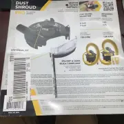 Dustless Technologies Dust Shroud Pro Polycarbonate Fits 6-9" Grinders 7"