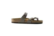 Birkenstock Mayari Birko-Flor Nubuck Sandals - Regular - Stone
