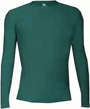 [Badger] B2605 Youth Long-Sleeve Compression Tee Forest Xl