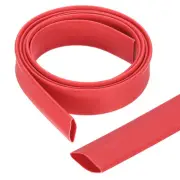 2Pcs 1/2 Inch 4ft Wire Heat Shrink Tubing 3:1 Heat Shrink Wrap Red