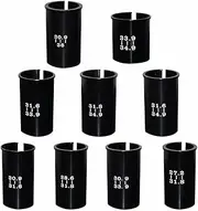 Set of 9 Sizes Bike Seat Post Adapter Shim Seat Post Adapter Bicycle Seat Tube Conversion Sleeve 27.2mm to 36mm / 40mm to 60mm Length Aluminum Alloy for Road Mountain Bike