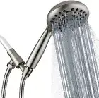 Handheld Shower Head High Pressure 6 Spray Settings, Detachable Hand Held Shower