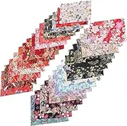 30Sheets Printed Patchwork Fabric for DIY Crafts Decorative Material for Handicrafts Quilting and Sewing Projects