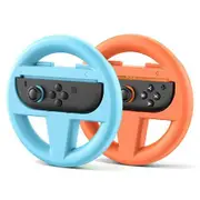 2 Packs Steering Wheel for Switch 2 Joy Con,Switch 2 Racing Wheel for Ma-rio Kart World & 8 Deluxe,NS2 Racing Games Accessories with Ergonomic Design