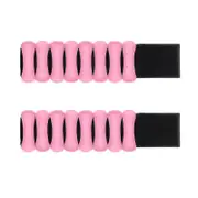 Pink 2 Pound Pair Bracelets Bone Style Weight Bearing Sandbags Leggings Silicone Straps Running Weights Invisible Sports Bands