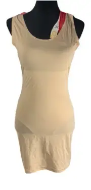 SPANX Slimmer Trust Your Think-stincts Full Length Tank Slip Natural Size L NWT
