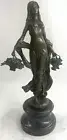Demeter Greek Goddess of Harvest Bust Figurine Statue Genuine Real Bronze Statue