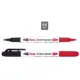 【史代新文具】【飛龍牌Pentel】SW380-ABT 0.5mm 黑 / 紅 雙色 簽字筆