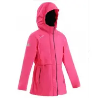 在飛比找蝦皮購物優惠-二手迪卡儂兒童航海防水保暖外套115-124cm，粉色